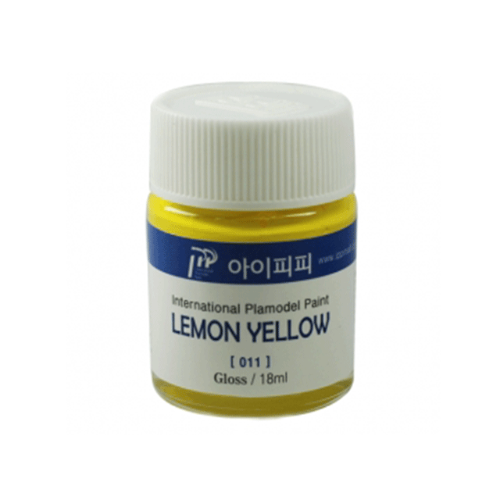 IPP 011 슈퍼 레몬옐로우 유광 18ml 피니셔즈 레몬옐로우 동일칼라 단독안료