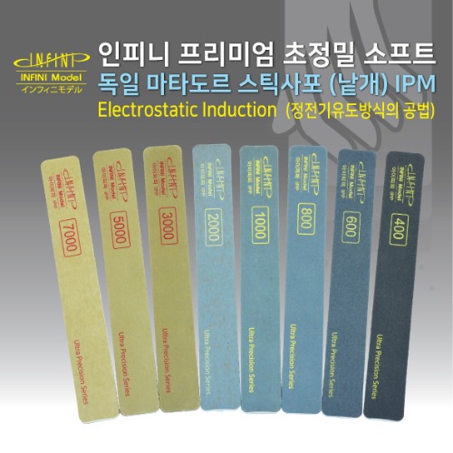 Infini Premium Ultra-Precision Soft Matador Stick Sandpaper IPM 400-7000 grit (1ea)