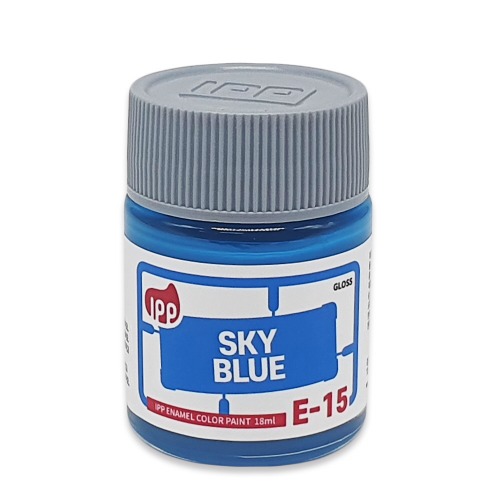 IPP E-15 에나멜 스카이 블루 유광 18ml