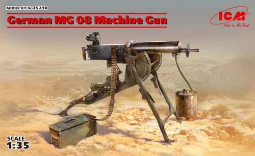 ICM 35710) 1/35 German MG08 Machine Gun